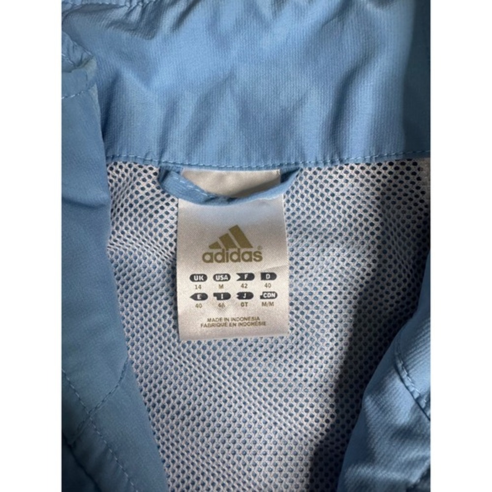 Adidas Windbreaker Track Jacket Medium Streetwear Y2K Blokecore - Picture 2 of 9